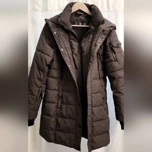Nautica womans hooded puffer coat